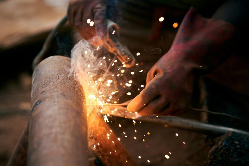 Łączenie stalowych rur